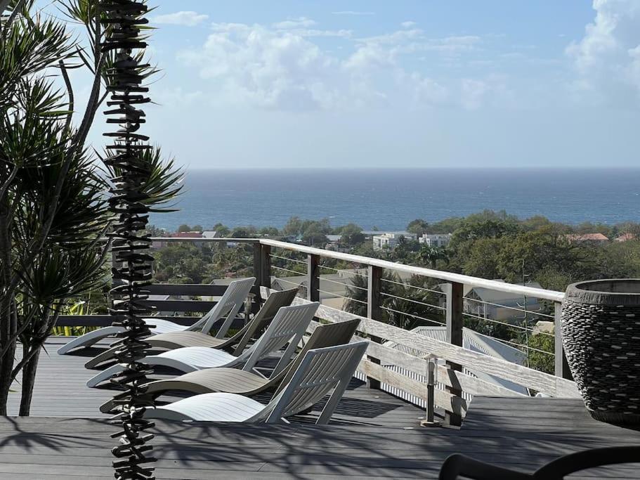 La Villa Coconut Vue A 180° Mer Rocher Du Diamant Le Diamant Exteriör bild