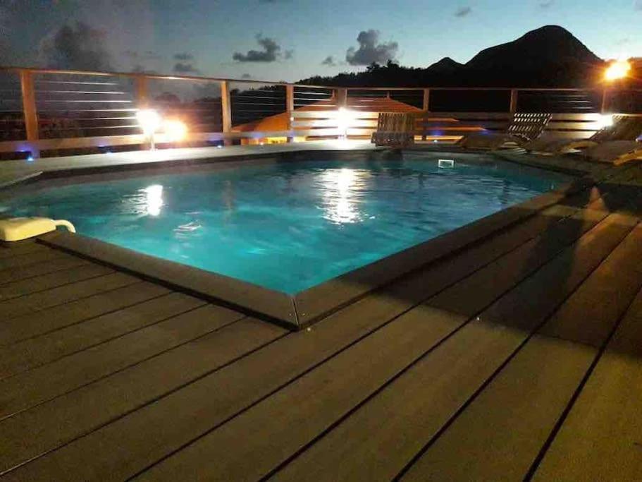 La Villa Coconut Vue A 180° Mer Rocher Du Diamant Le Diamant Exteriör bild